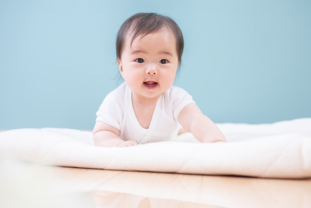 赤ちゃんの無料撮影会の様子