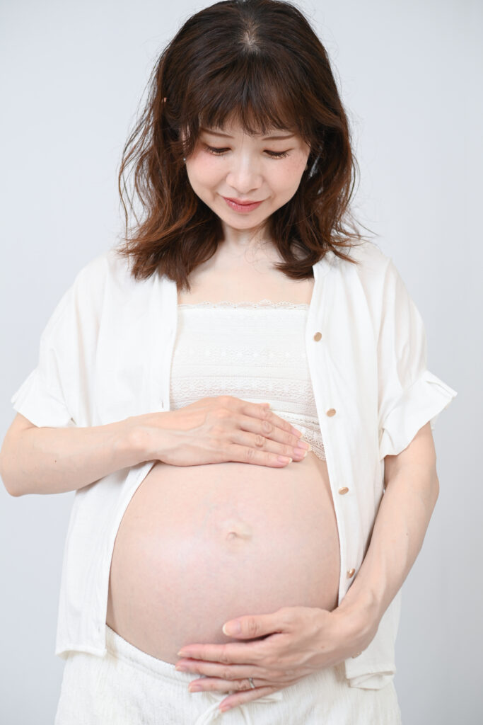 マタニティドレス 撮影